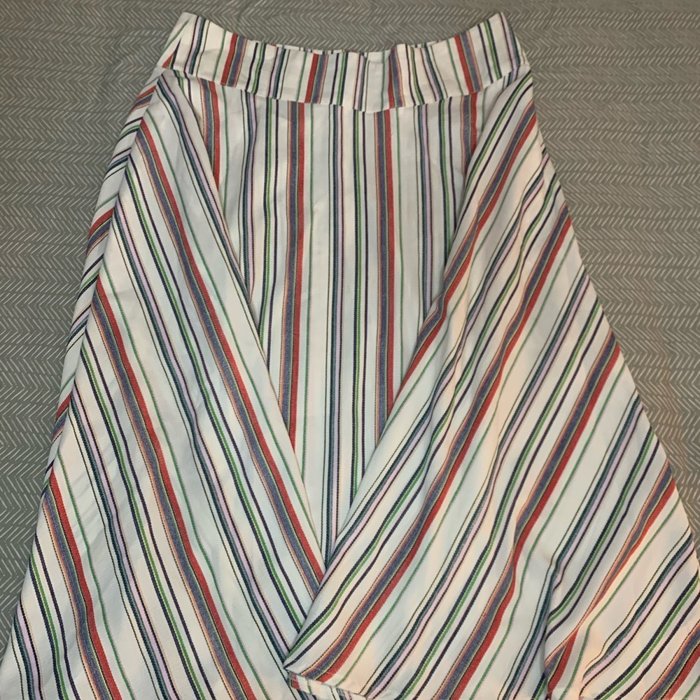 Unique Vintage Multi-Color A-line Skirt